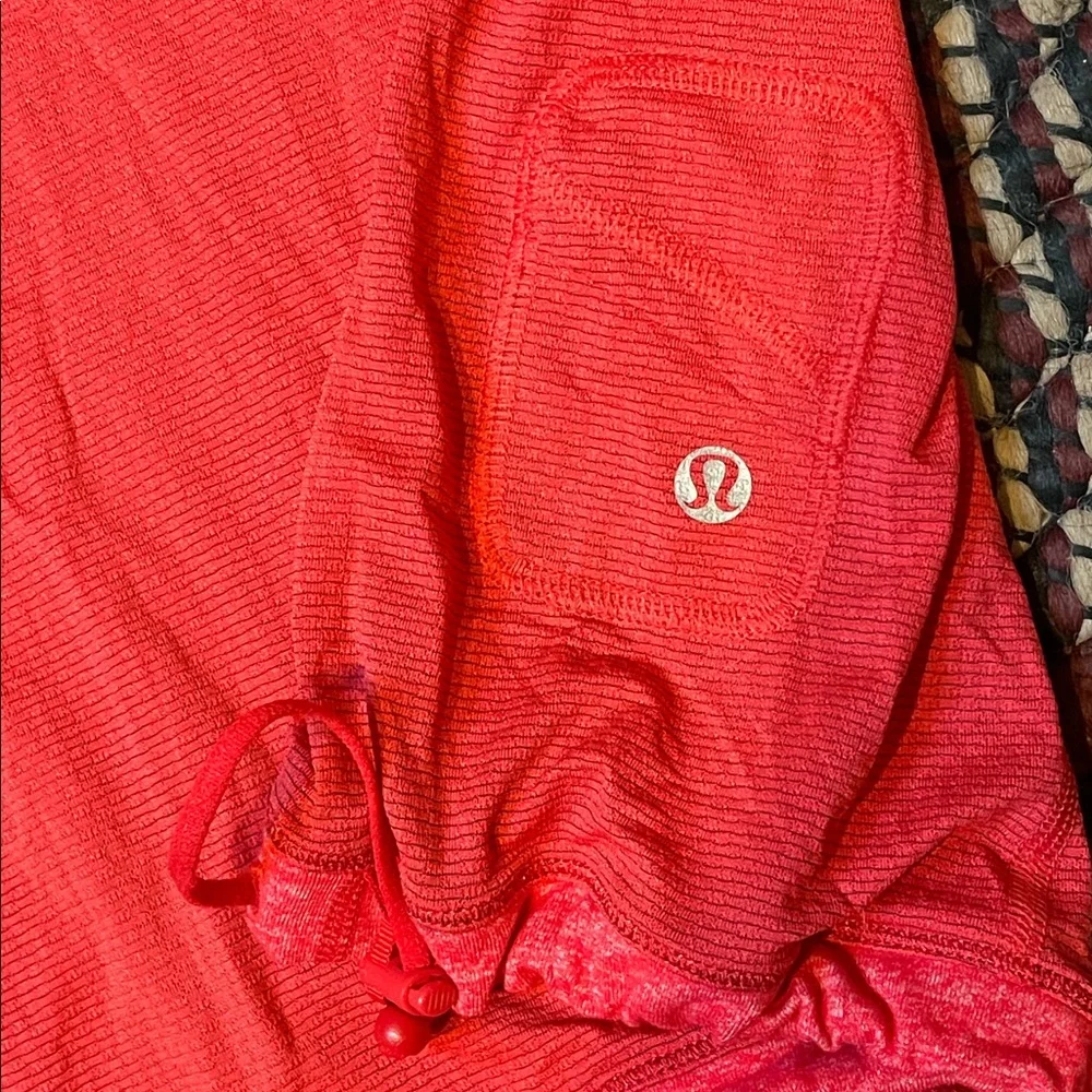 Lululemon Run Willpower Short Sleeve‎ Shirt Red 6